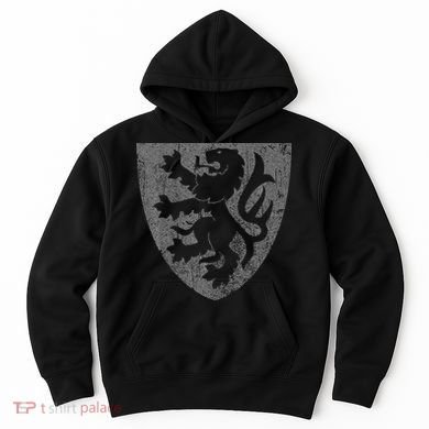 Scottish Lion Rampant Heraldry Shield Scotland Flag Hoodie