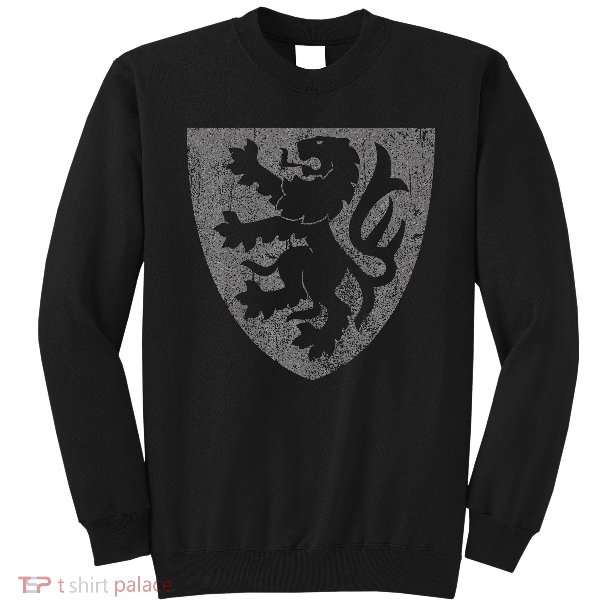 Scottish Lion Rampant Heraldry Shield Scotland Flag Sweatshirt