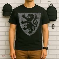 Scottish Lion Rampant Heraldry Shield Scotland Flag T-Shirt thumb 6