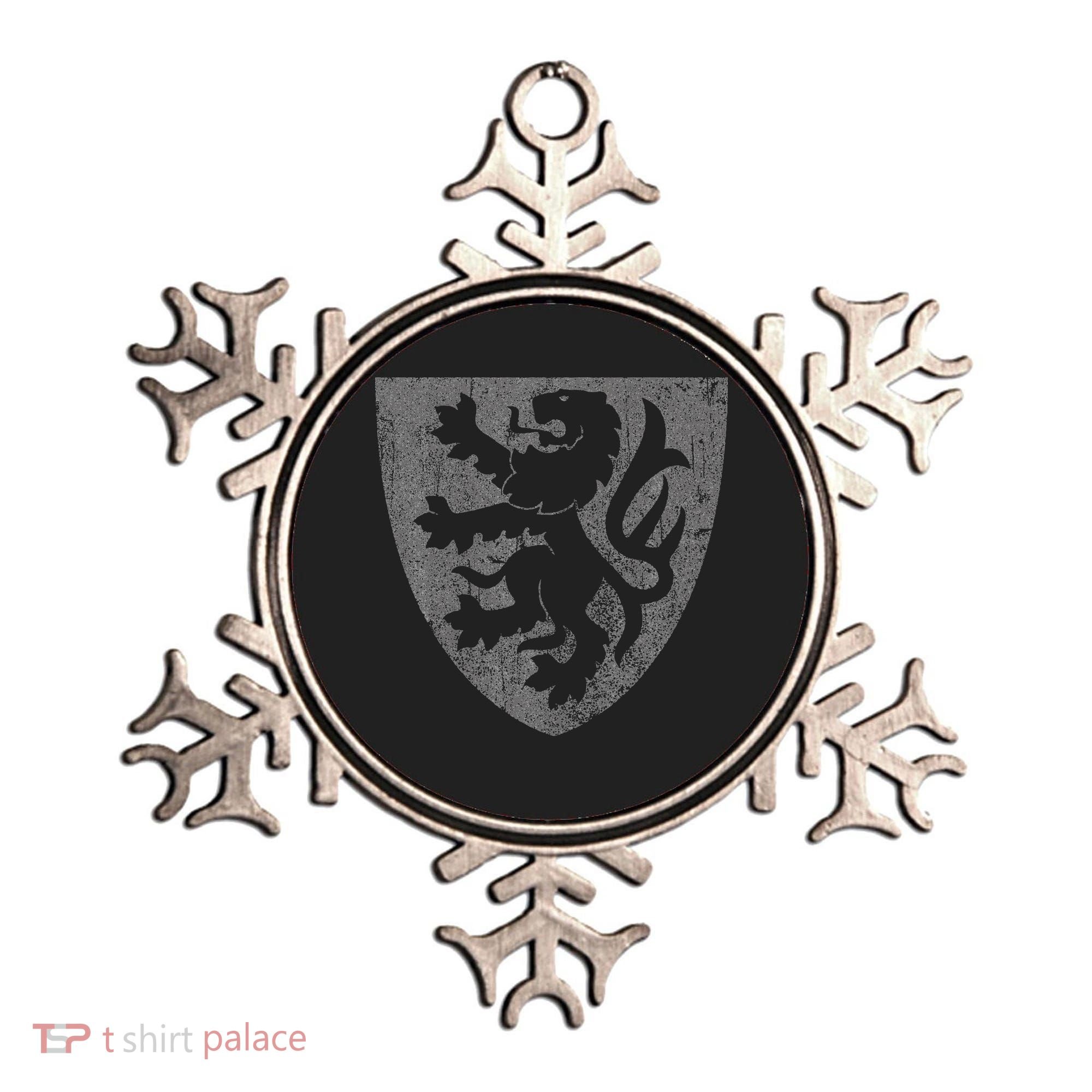 Scottish Lion Rampant Heraldry Shield Scotland Flag Ornament