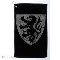 Scottish Lion Rampant Heraldry Shield Scotland Flag Golf Towel thumb 0