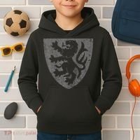Scottish Lion Rampant Heraldry Shield Scotland Flag Kids Hoodie thumb 2