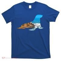 Sea Lion Seal Lovers Silhouette Earth Day And Ocean Week Gift T-Shirt thumb 0