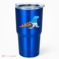 Sea Lion Seal Lovers Silhouette Earth Day And Ocean Week Gift Tumbler thumb 0