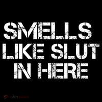 Smells Like Slut In Here Funny Sweatshirt thumb 3