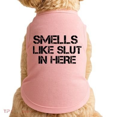 Smells Like Slut In Here Funny Doggie Tank