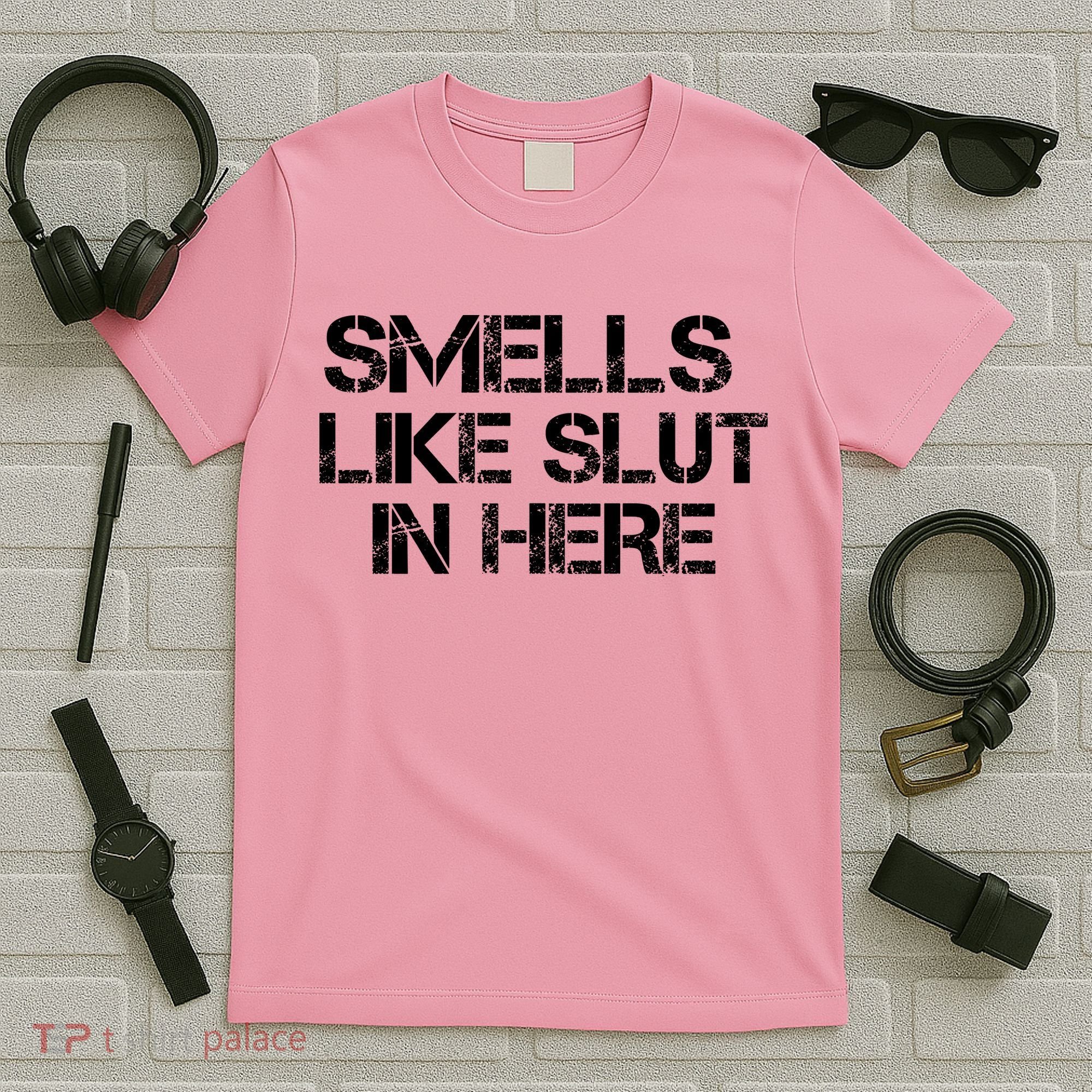 Smells Like Slut In Here Funny T-Shirt