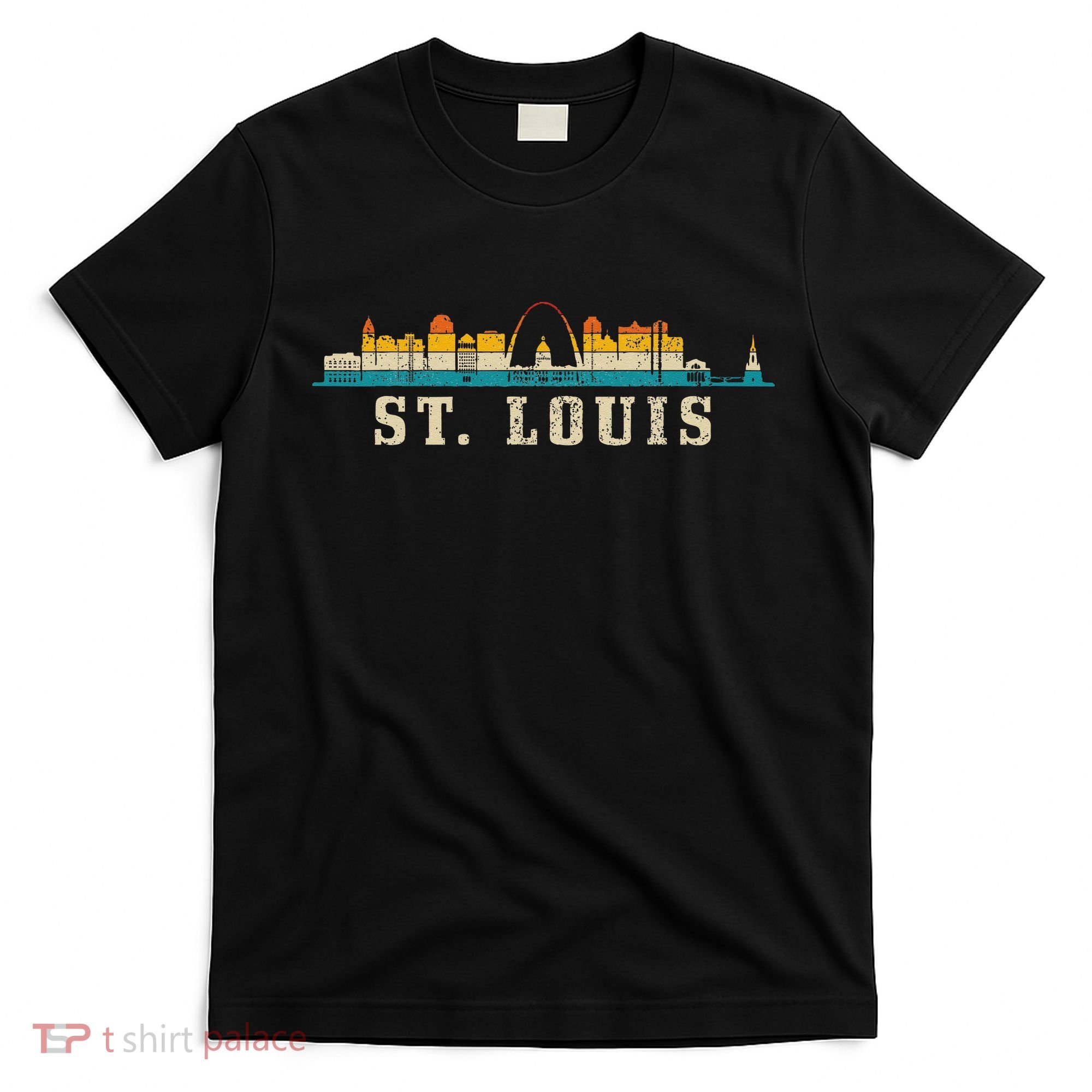 St. Louis Skyline Missouri Vintage Pride Retro T-Shirt