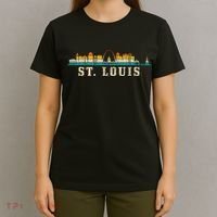 St. Louis Skyline Missouri Vintage Pride Retro T-Shirt thumb 4