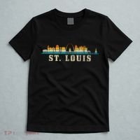 St. Louis Skyline Missouri Vintage Pride Retro T-Shirt thumb 5
