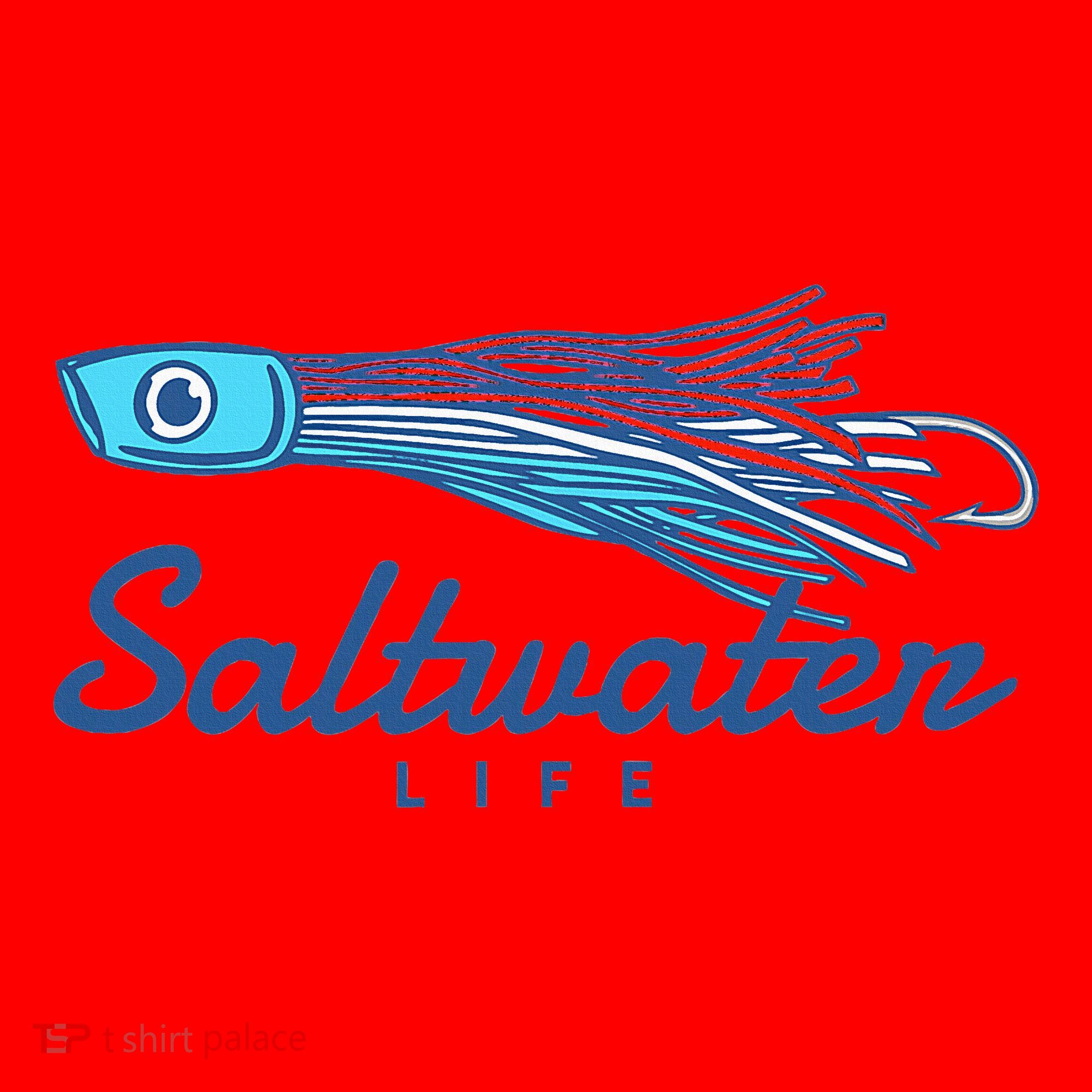 Saltwater Life Saltwater Fishing Lure Santa Hat
