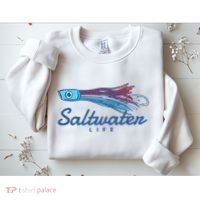 Saltwater Life Saltwater Fishing Lure Sweatshirt thumb 2