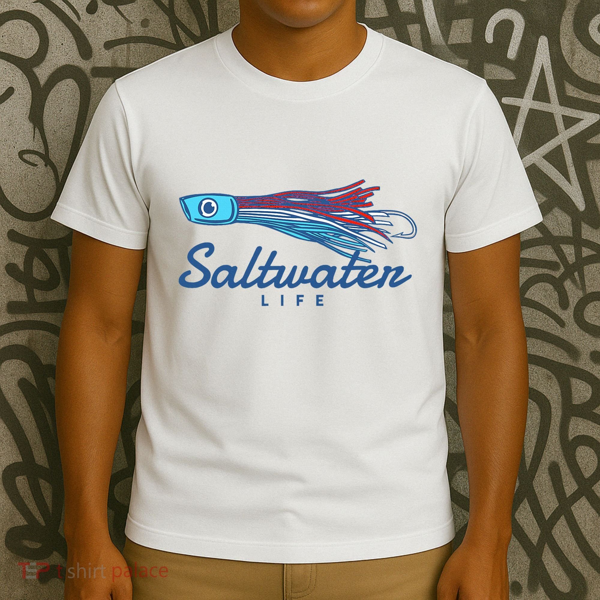 Saltwater Life Saltwater Fishing Lure T-Shirt