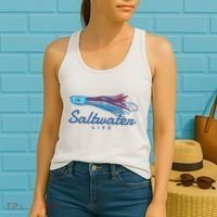 Saltwater Life Saltwater Fishing Lure Women's Tank Top thumb 2