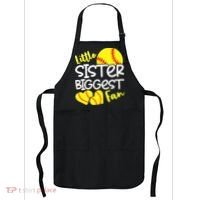 Softball Little Sister Biggest Fan Apron thumb 0