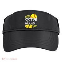 Softball Little Sister Biggest Fan Adult Drive Performance Visor thumb 0