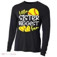 Softball Little Sister Biggest Fan Cooling Performance Long Sleeve Crew thumb 0