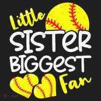 Softball Little Sister Biggest Fan Sport-Tek Posi-UV Pro Polo thumb 2