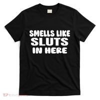 Smells Like Sluts In Here Funny Party Bbq College Frat T-Shirt thumb 0
