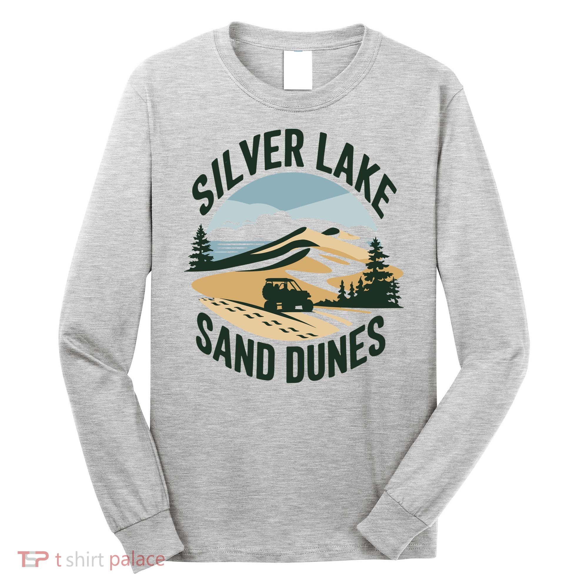 Silver Lake Sand Dunes Michiganall Terrain Vehicles Long Sleeve Shirt