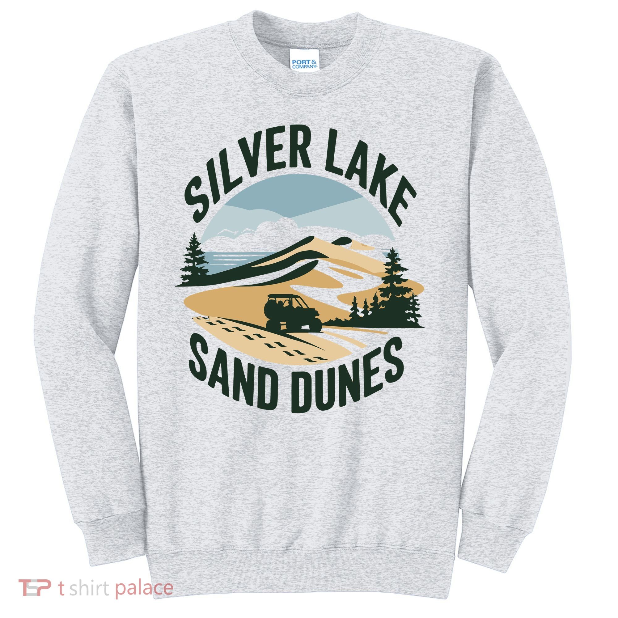 Silver Lake Sand Dunes Michiganall Terrain Vehicles Sweatshirt