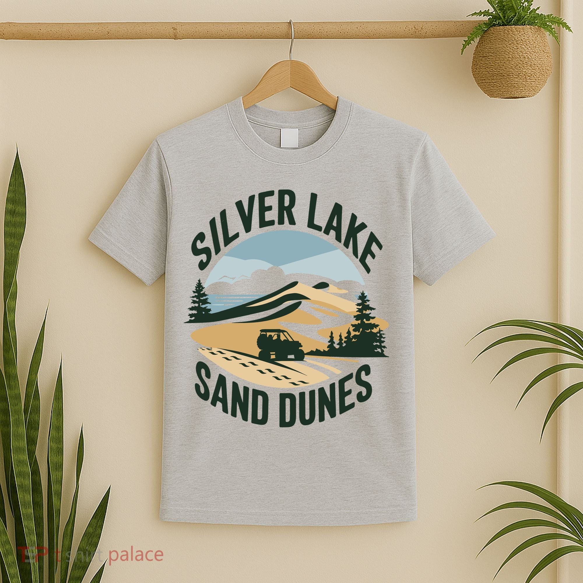 Silver Lake Sand Dunes Michiganall Terrain Vehicles T-Shirt