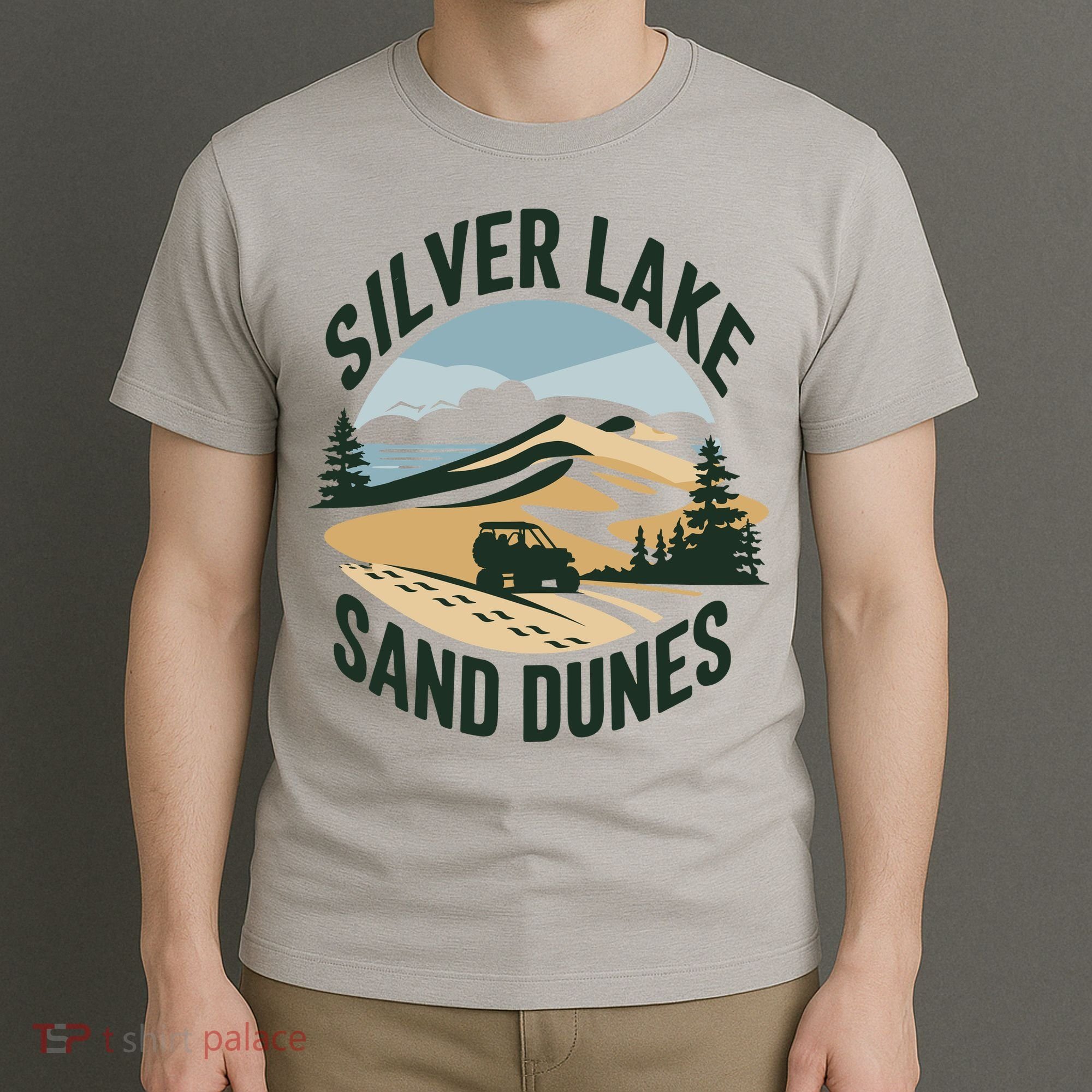 Silver Lake Sand Dunes Michiganall Terrain Vehicles T-Shirt
