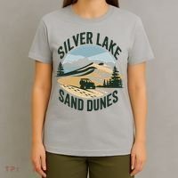 Silver Lake Sand Dunes Michiganall Terrain Vehicles T-Shirt thumb 4