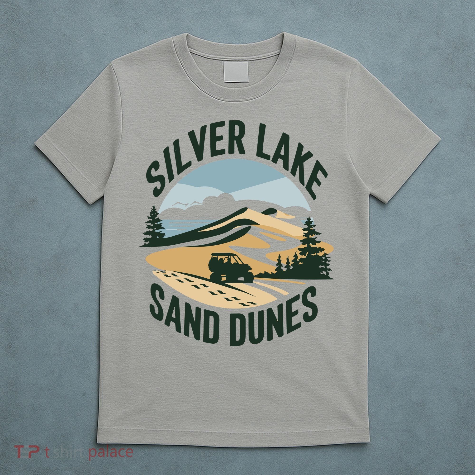 Silver Lake Sand Dunes Michiganall Terrain Vehicles T-Shirt