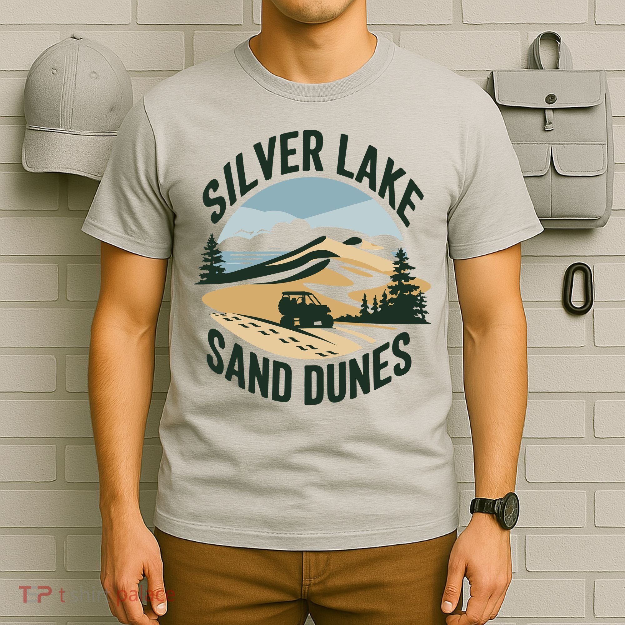 Silver Lake Sand Dunes Michiganall Terrain Vehicles T-Shirt