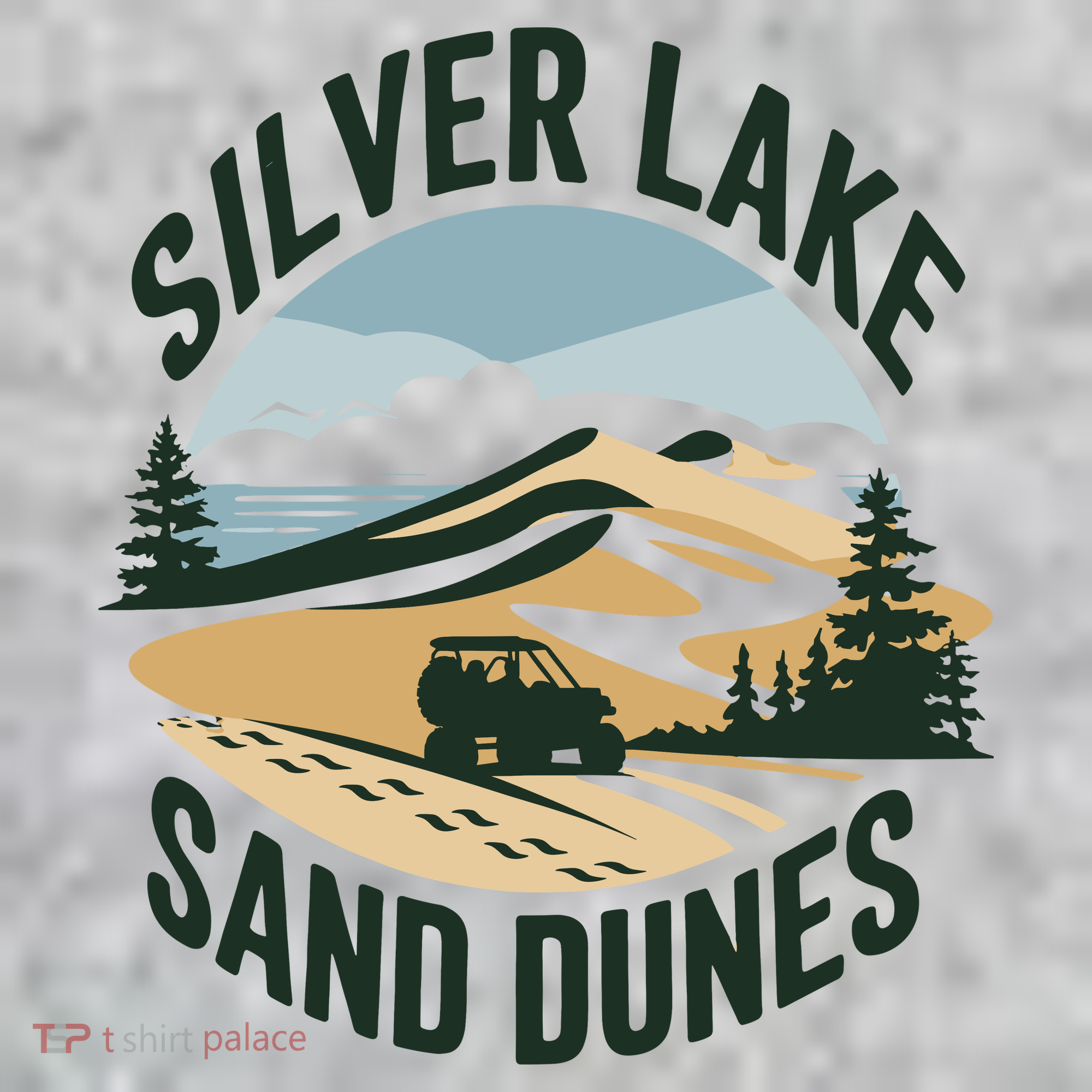Silver Lake Sand Dunes Michiganall Terrain Vehicles T-Shirt