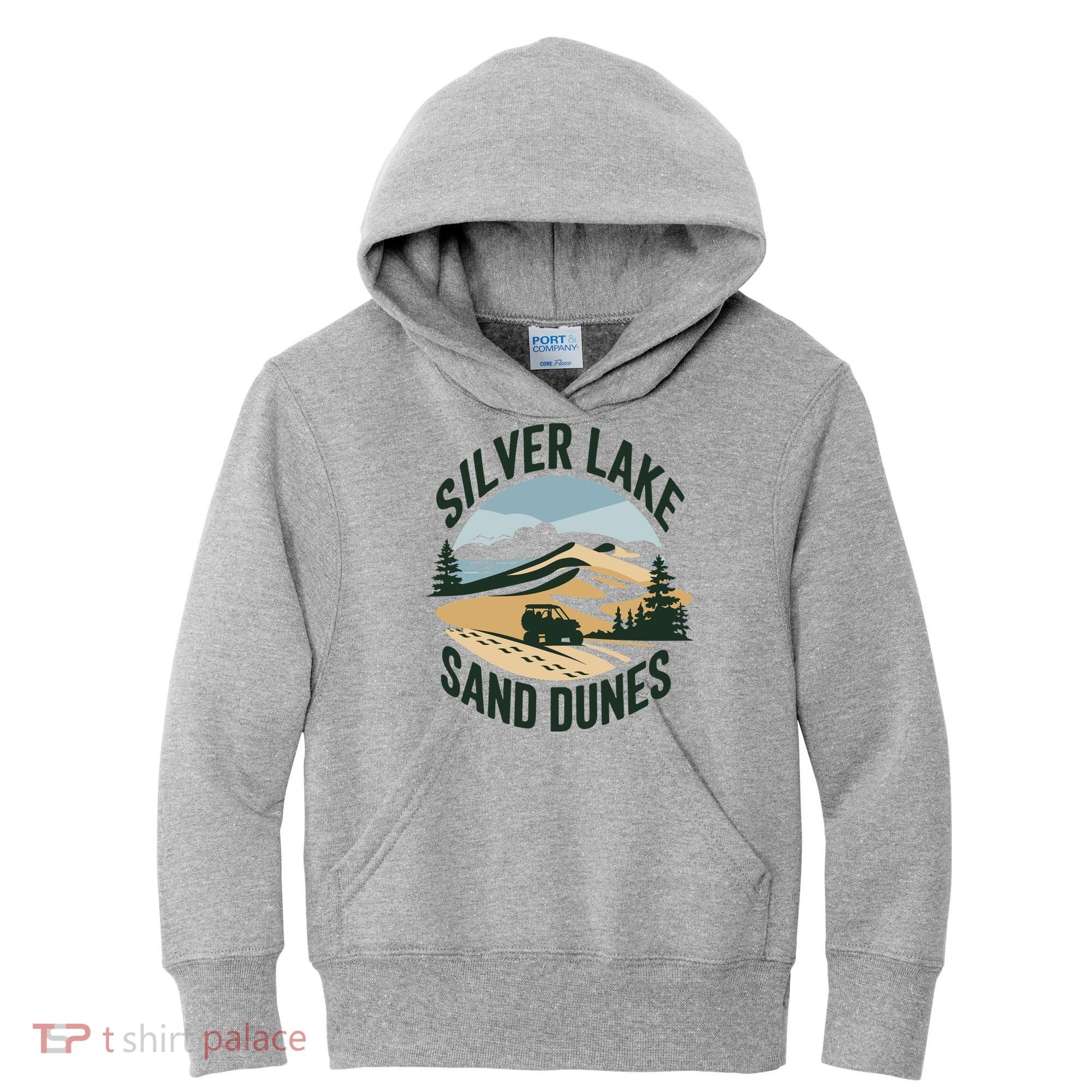 Silver Lake Sand Dunes Michiganall Terrain Vehicles Kids Hoodie