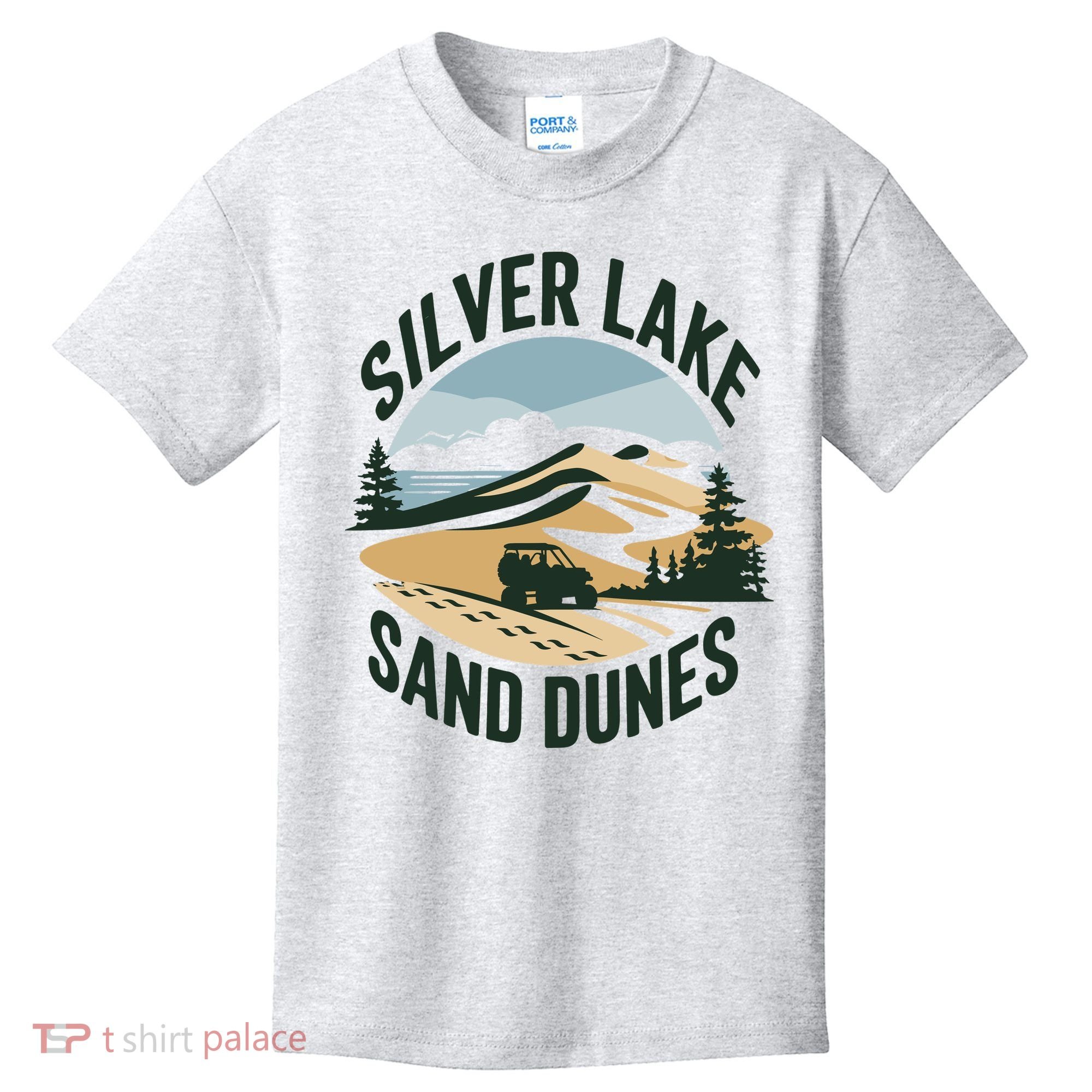 Silver Lake Sand Dunes Michiganall Terrain Vehicles Kids T-Shirt