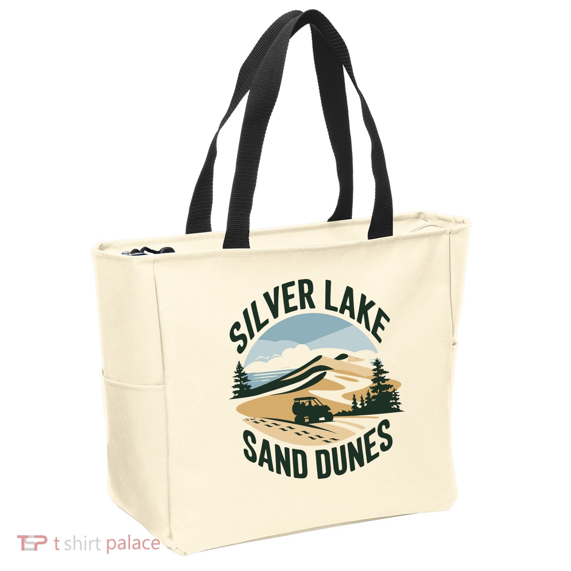 Silver Lake Sand Dunes Michiganall Terrain Vehicles Tote Bag