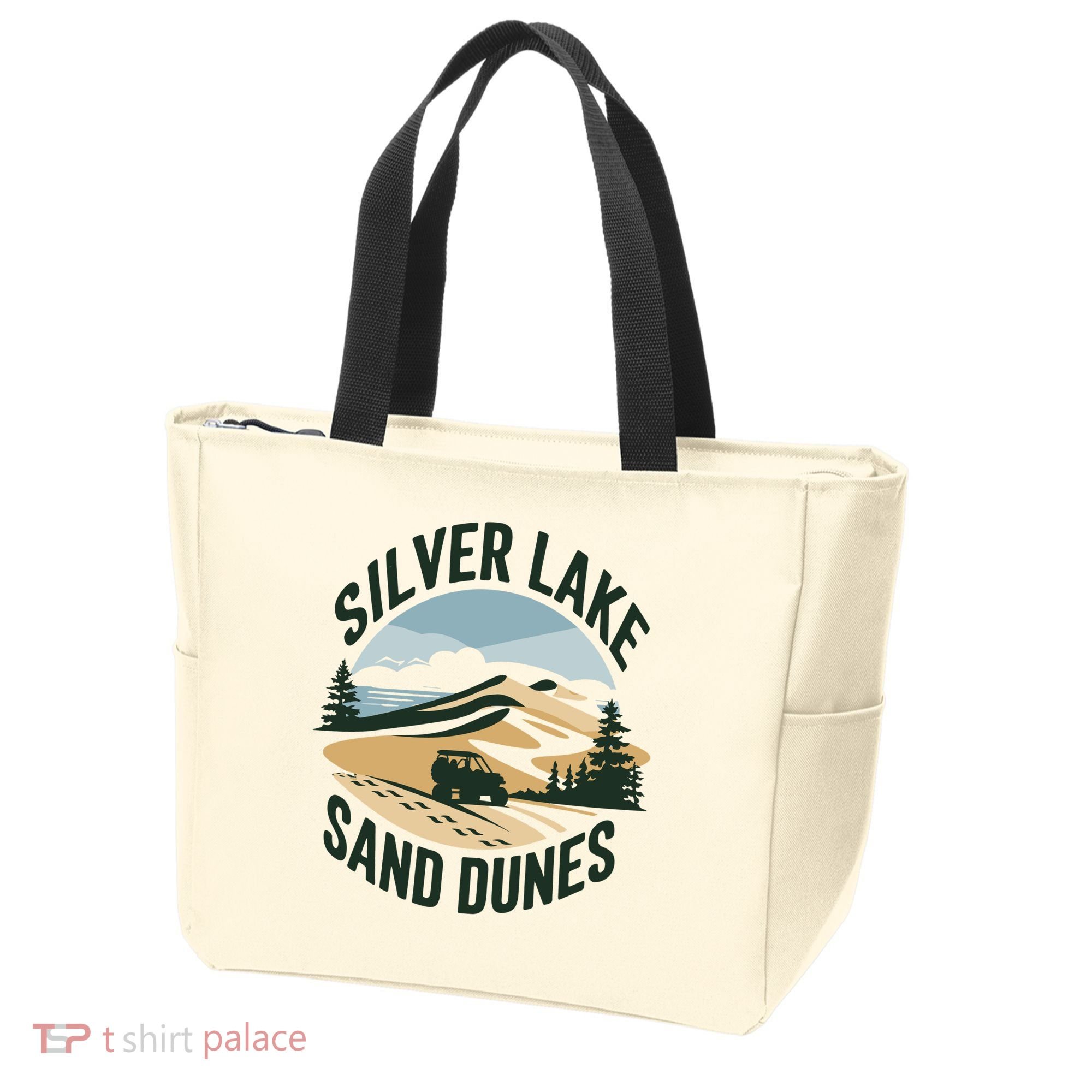 Silver Lake Sand Dunes Michiganall Terrain Vehicles Tote Bag