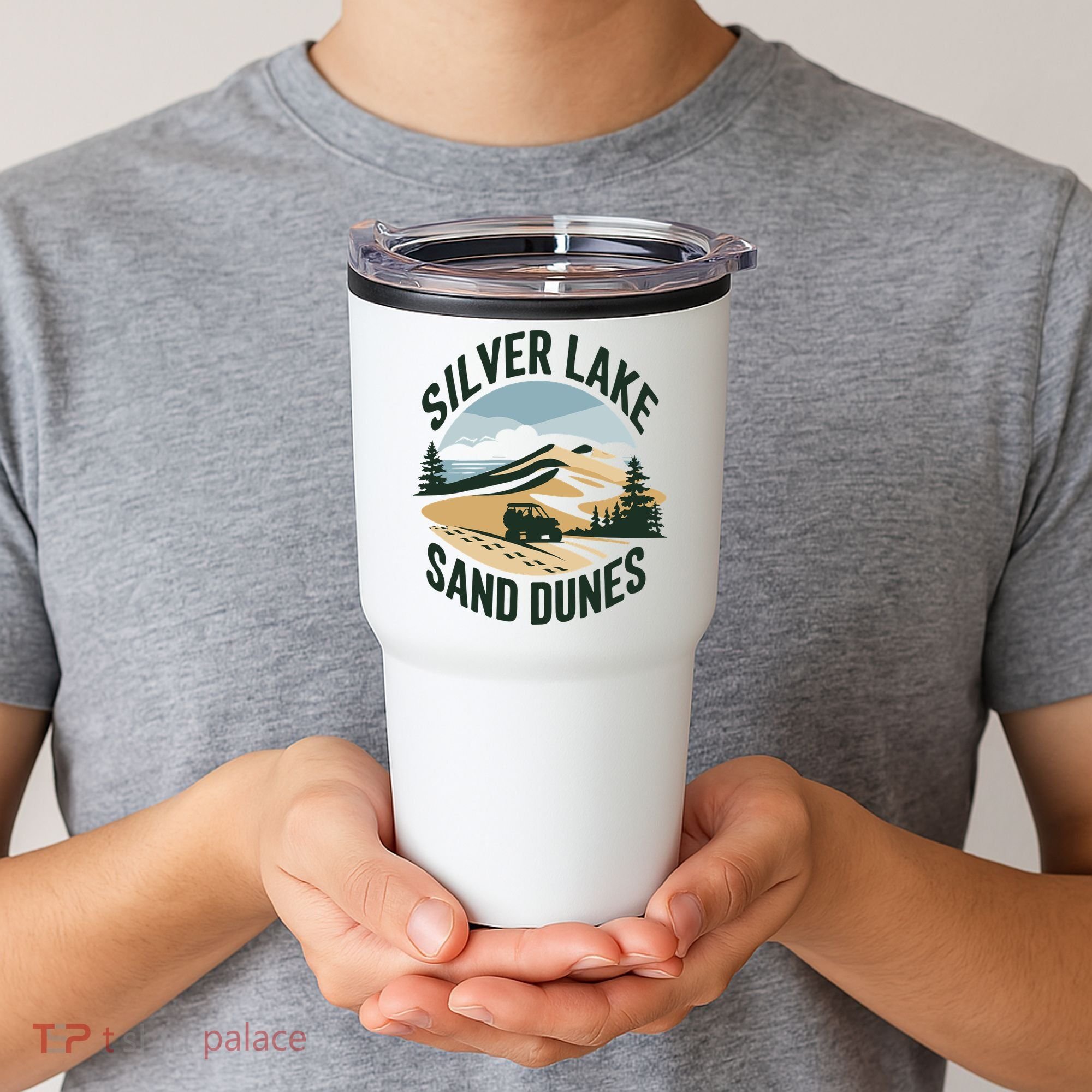 Silver Lake Sand Dunes Michiganall Terrain Vehicles Tumbler