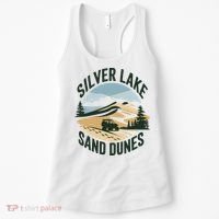 Silver Lake Sand Dunes Michiganall Terrain Vehicles Women's Tank Top thumb 0
