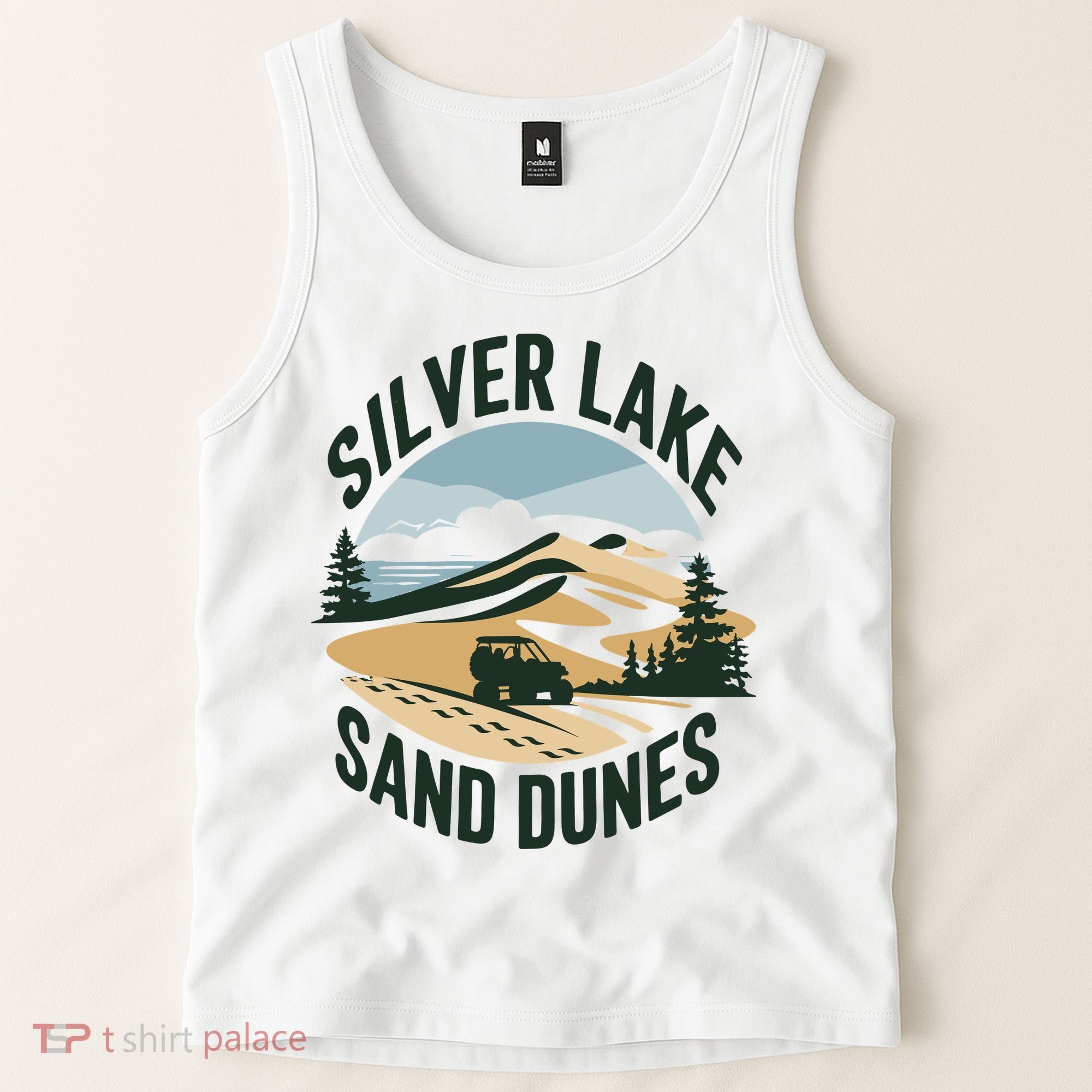 Silver Lake Sand Dunes Michiganall Terrain Vehicles Tank Top