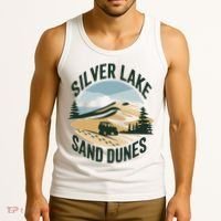 Silver Lake Sand Dunes Michiganall Terrain Vehicles Tank Top thumb 3
