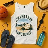 Silver Lake Sand Dunes Michiganall Terrain Vehicles Tank Top thumb 4