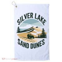 Silver Lake Sand Dunes Michiganall Terrain Vehicles Golf Towel thumb 0