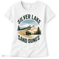 Silver Lake Sand Dunes Michiganall Terrain Vehicles Women's T-Shirt thumb 0