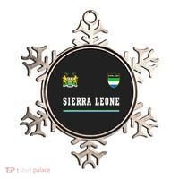 Sierra Leone Sportssoccer Jersey Flag Football Ornament thumb 0