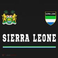 Sierra Leone Sportssoccer Jersey Flag Football Ornament thumb 1