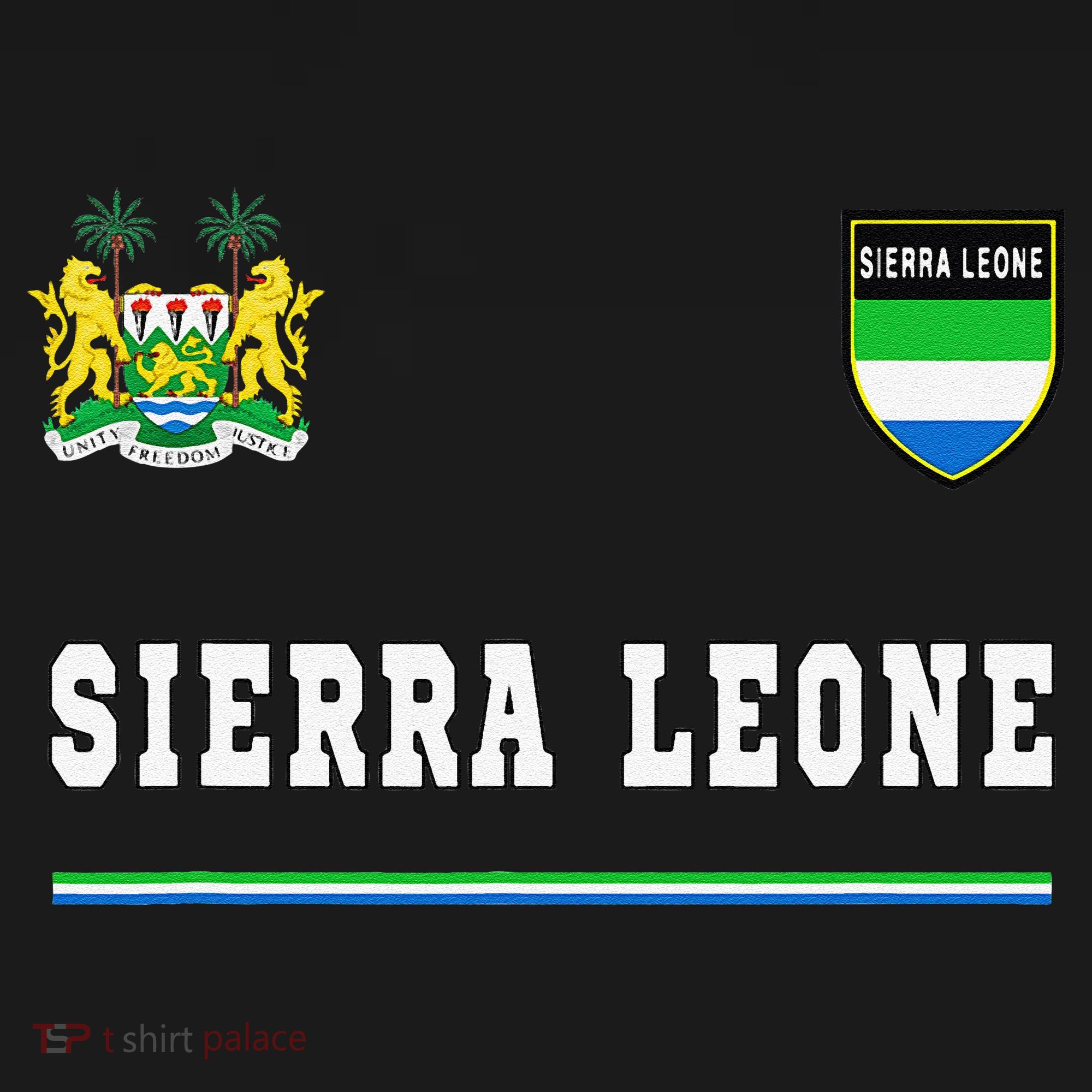 Sierra Leone Sportssoccer Jersey Flag Football Ornament