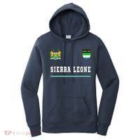 Sierra Leone Sportssoccer Jersey Flag Football Women's Hoodie thumb 0