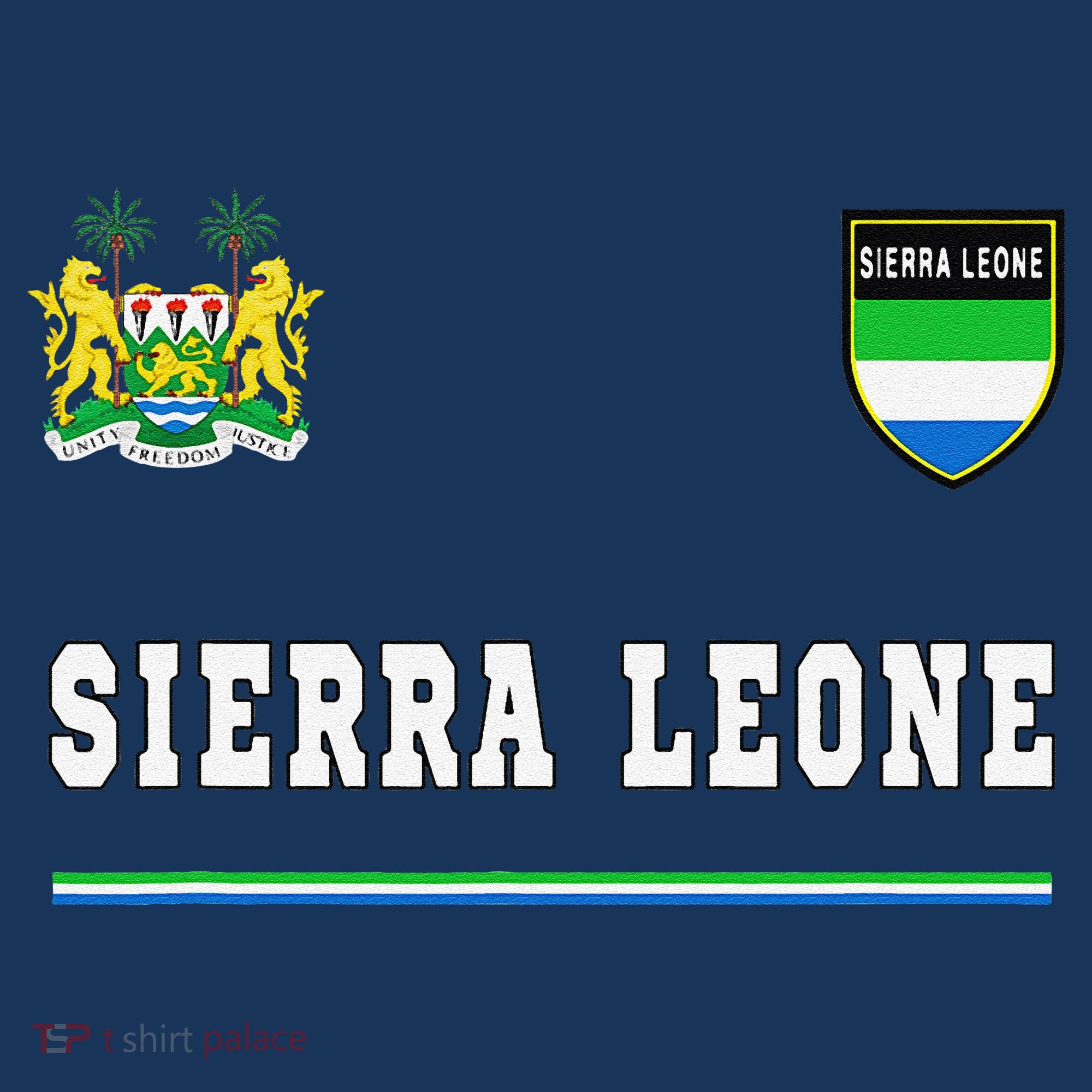 Sierra Leone Sportssoccer Jersey Flag Football Mousepad