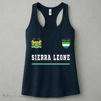 Sierra Leone Sportssoccer Jersey Flag Football Women's Tank Top thumb 3