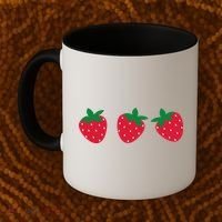 Strawberry Lover Summer Coffee Mug thumb 2
