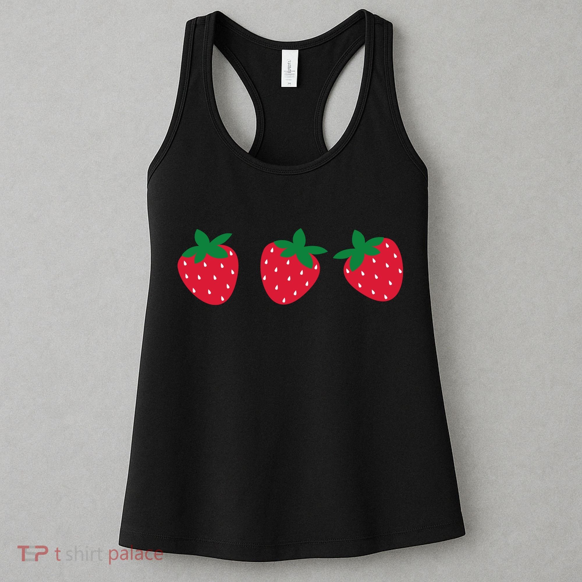 Strawberry Lover Summer Women's Tank Top